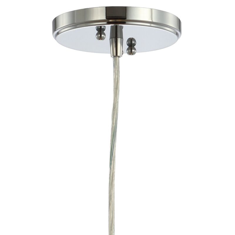 Wyatt Adjustable Drop Pharmacy Metal/Glass LED Pendant