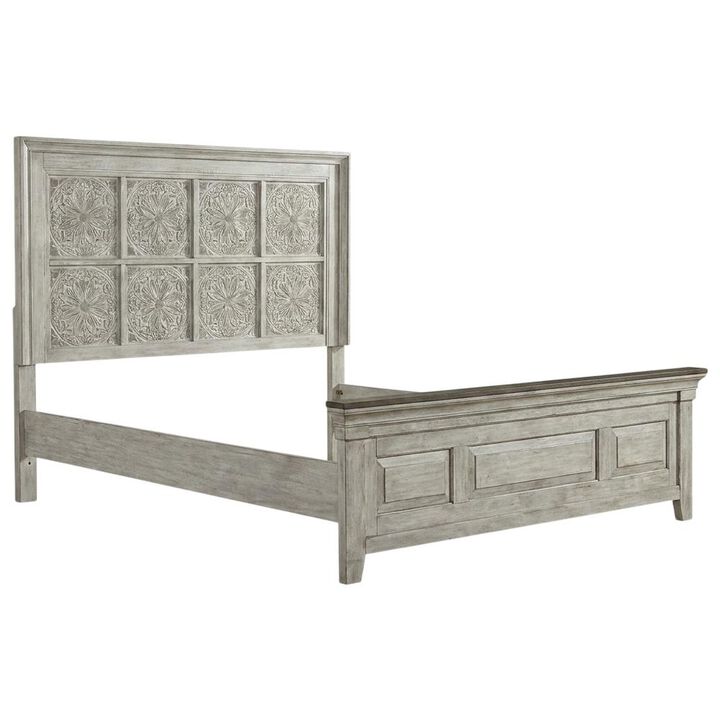 Liberty Furniture King Opt California Panel Bed, Dresser & Mirror, Chest, Night Stand