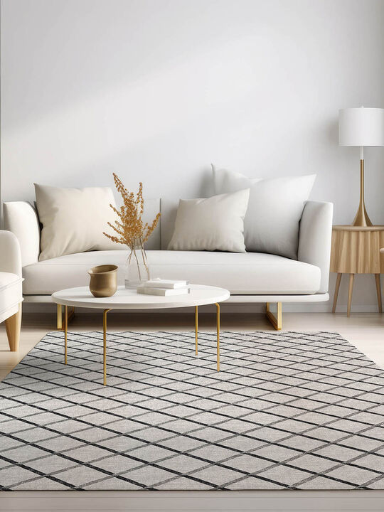 York YO1 Gray 10' x 14' Rug