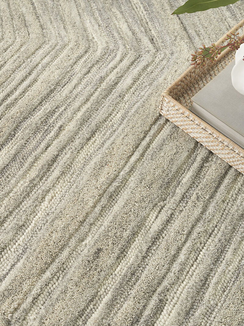 Graceful GRU03 Gray 8'6" x 11'6" Rug image number 6