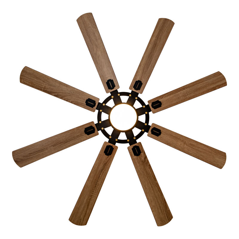 ELEMENT ACE 72-Inch 8-Blade Ceiling Fan with Dimmable Integrated Light, Remote Control, Reversible Quiet DC Motor for Indoor and Covered Outdoor Spaces image number 8