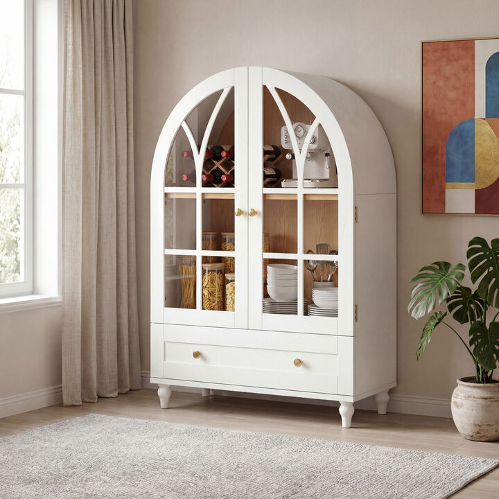 Wufuld Arched Display Cabinet