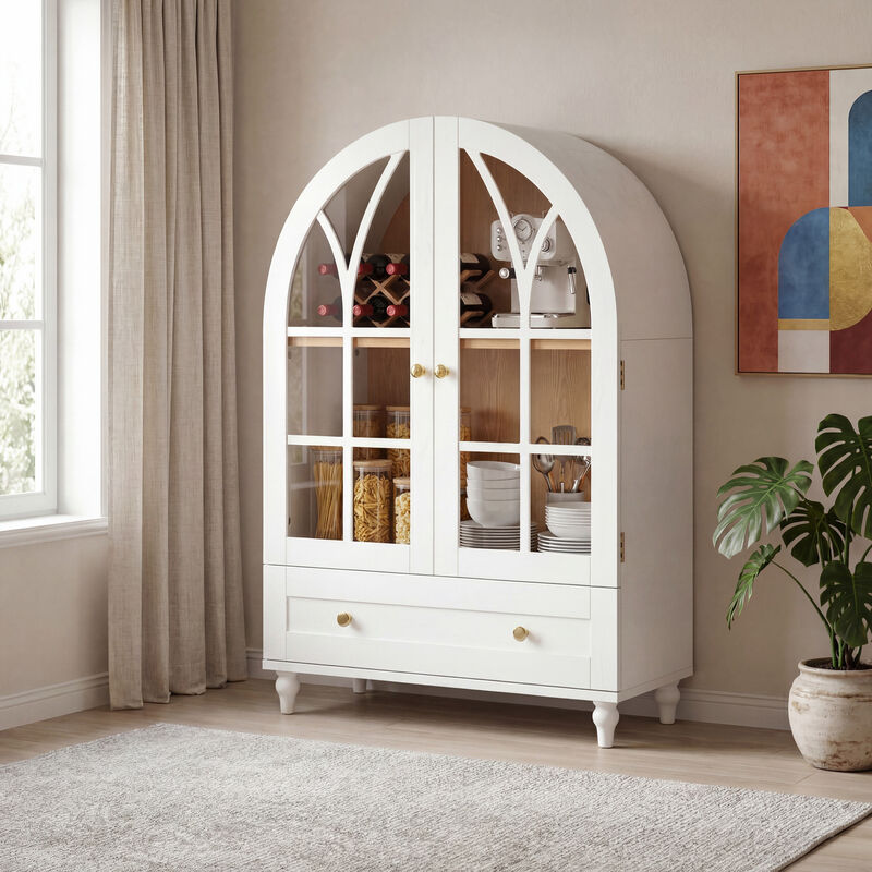 Wufuld Arched Display Cabinet image number 1