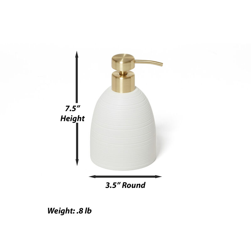 Dubai Lotion Pump (brass trim) image number 1