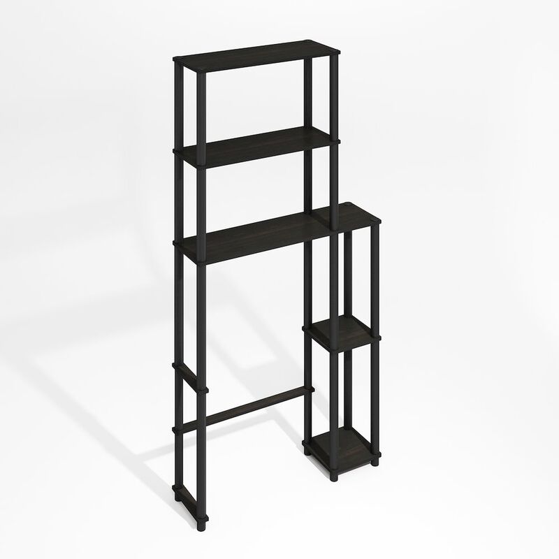 Turn-N-Tube Freestanding Over-The-Toilet Storage Rack with 5 Shelves