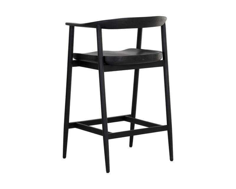 Jeremy Black Counter Stool