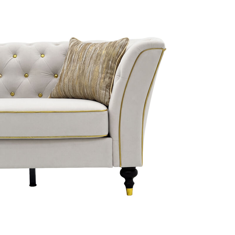 Pruvaf Large 89.5" 3 Person Couch image number 9