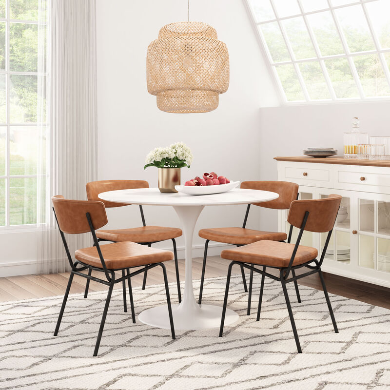 Charon Dining Chair (Set of 2) Vintage Brown image number 2