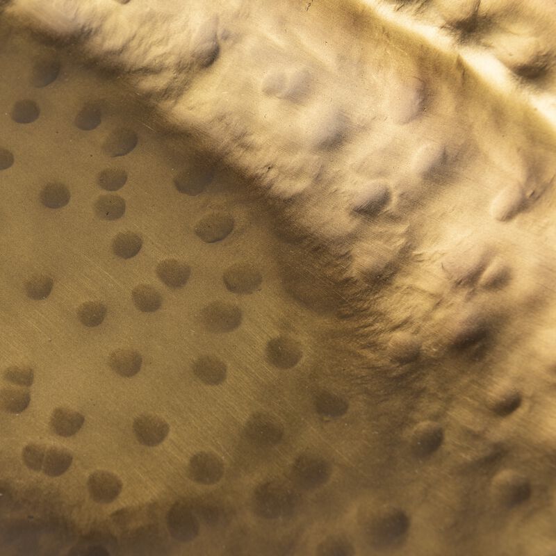 Decorative Pair of Boat-Shaped Hammered Bowls for Serving or Display