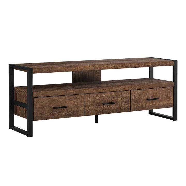 Tv Stand, 60 Inch, Console, Media Entertainment Center, Storage Drawers