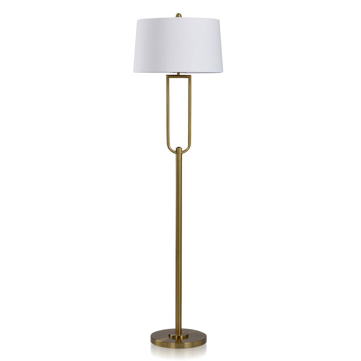 Polished Brass Metal Lamp III