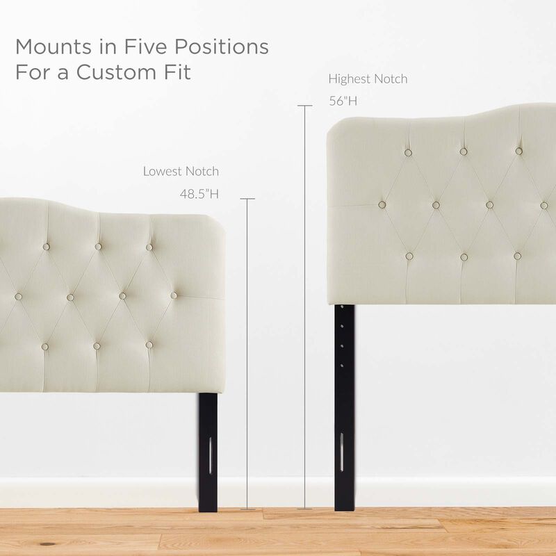 Modway - Annabel Queen Upholstered Fabric Headboard image number 4