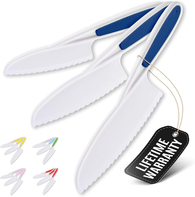 Kids Knife Set for Cooking and Cutting - 3 Pc.