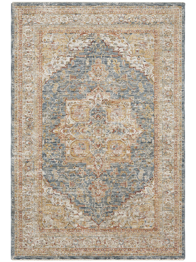 Sahar SHR06 Ivory/Blue 3'11" x 5'11" Rug