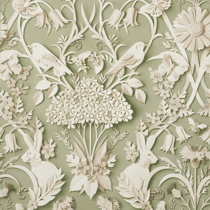 Fae Sage Woodland Wallpaper (Set of 2)