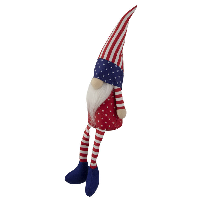 17.75" Sitting Patriotic Boy 4th of July Gnome image number 3