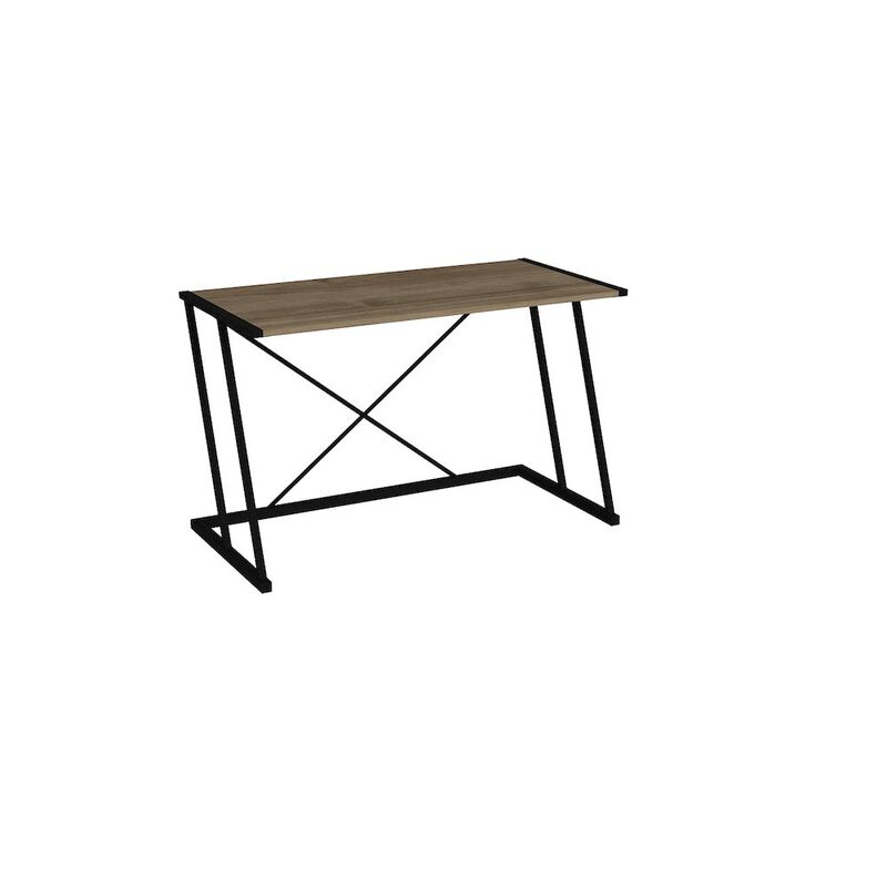 Decorotika Anemon Computer Desk - Black&Walnut