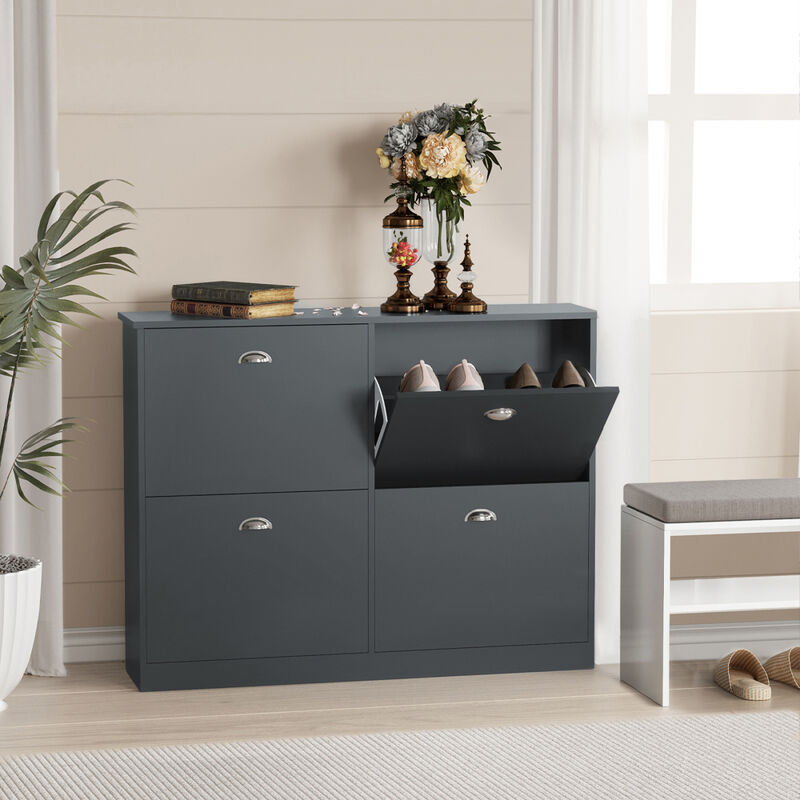 Thin Hidden Entryway Shoe Cabinet image number 4