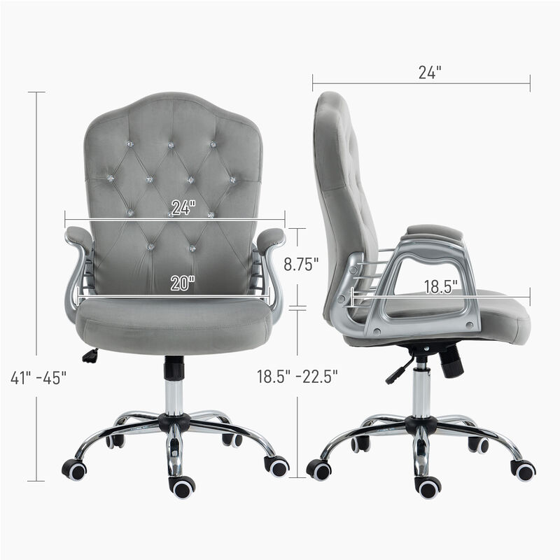 Ergonomic Desk Chair, Comfortable Office Seating with Adjustable Backrest and Lumbar Support