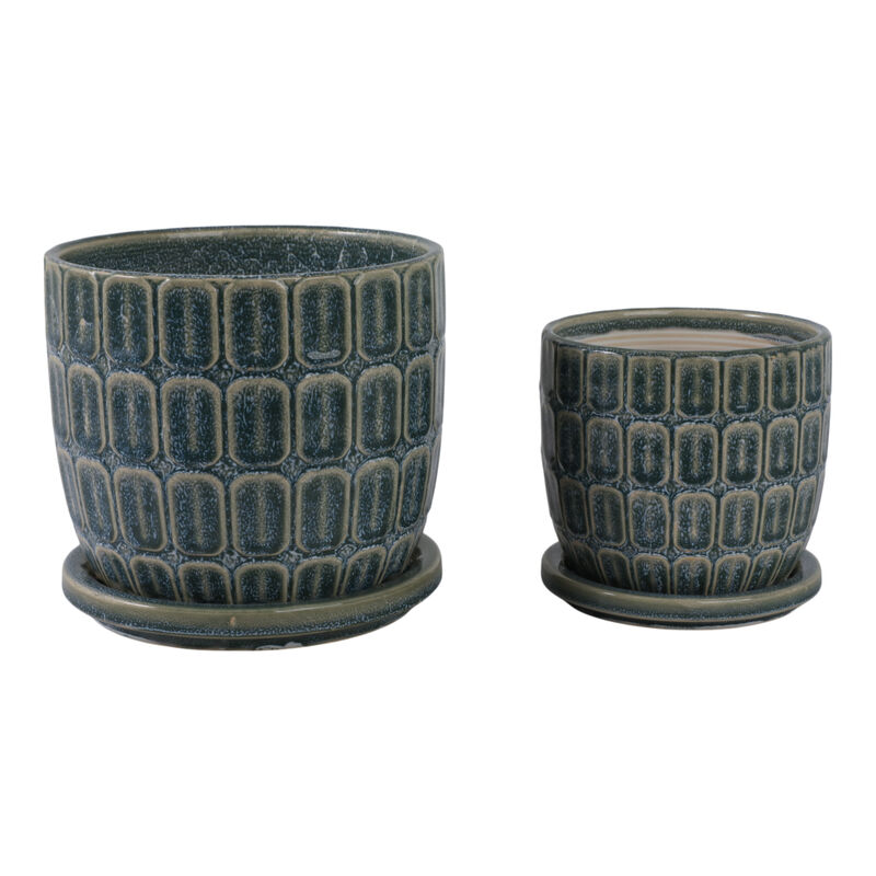S/2 Squoval Saucer Planters image number 3
