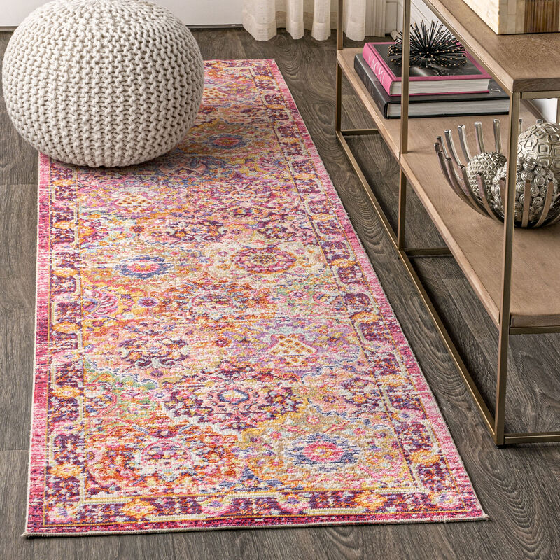 Flori Bohemian Medallion Area Rug