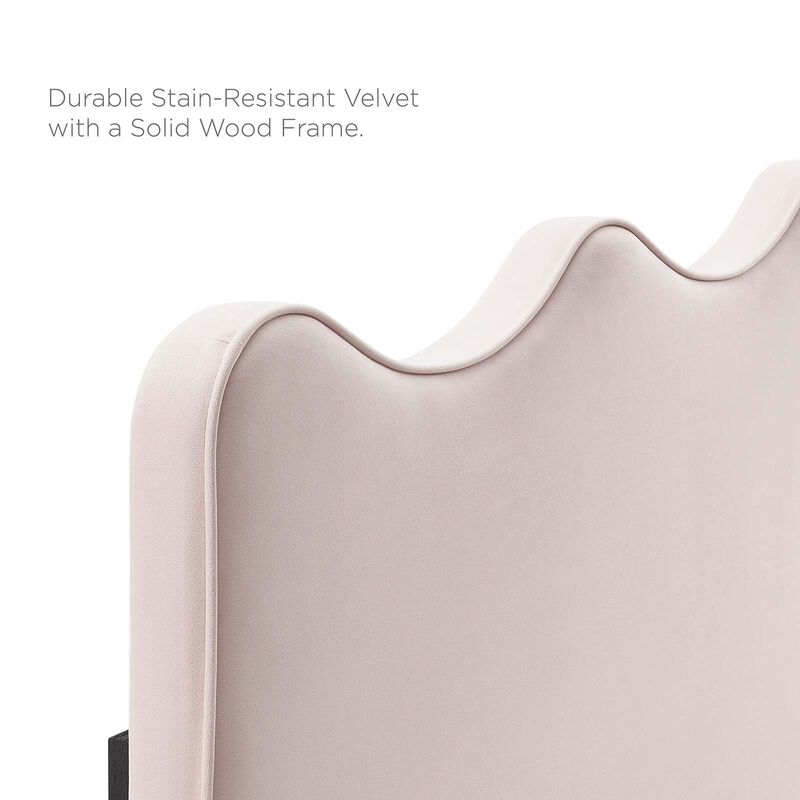 Modway - Current Performance Velvet Full Platform Bed image number 6