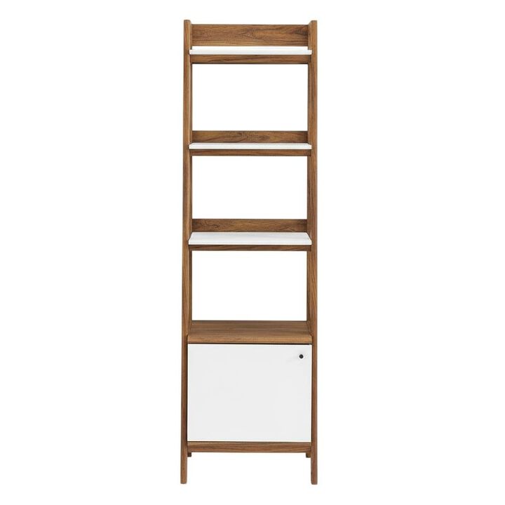 Wooden Bookshelf in finish with Open Shelving for Home Storage