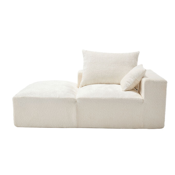 Merax Chenille 2-seat Lounging Sofa  Chair