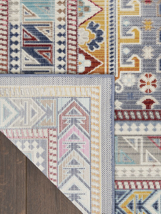 Vintage Kashan VKA06 Gray/Multicolor 8'10" x 11'10" Rug