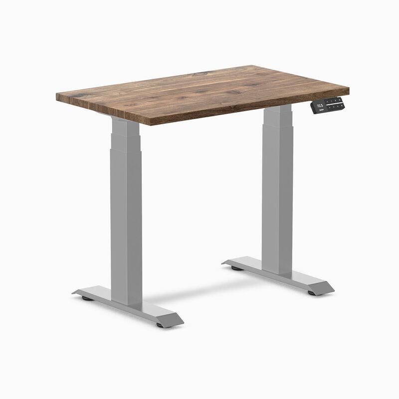 Desky Dual Mini Hardwood Sit Stand Desk image number 0