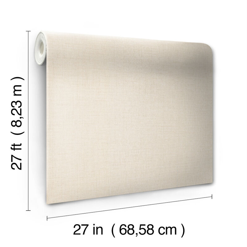 Gesso Weave Ivory Wallpaper image number 2
