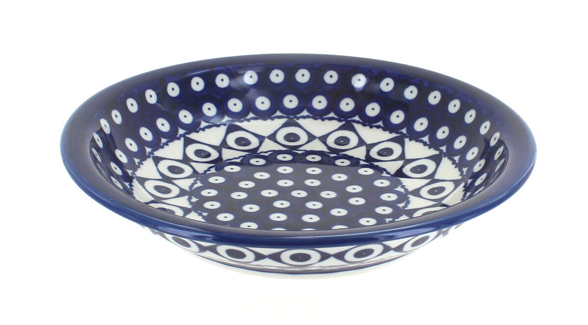 Blue Rose Polish Pottery Kalina Soup Plate