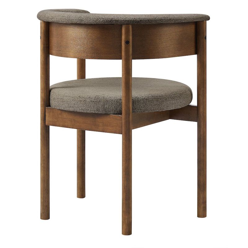 Clea Curved Upholstered Dining Chairs Set Of 2 image number 5