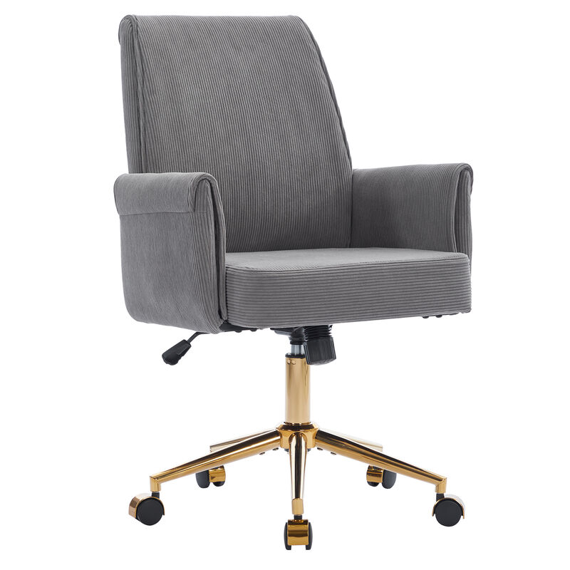 Merax High End Ergonomic Office Chair Gilded Metal Base with Luxury Memory Foam Cushion image number 0