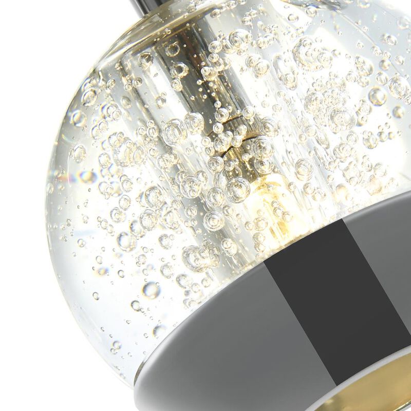 Perrier 1 Light Down Mini Pendant With Chrome Finish