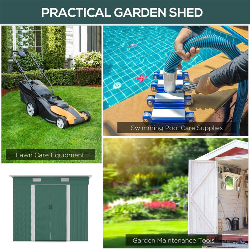 Weather Resistant Garden Shed for Backyard Storage