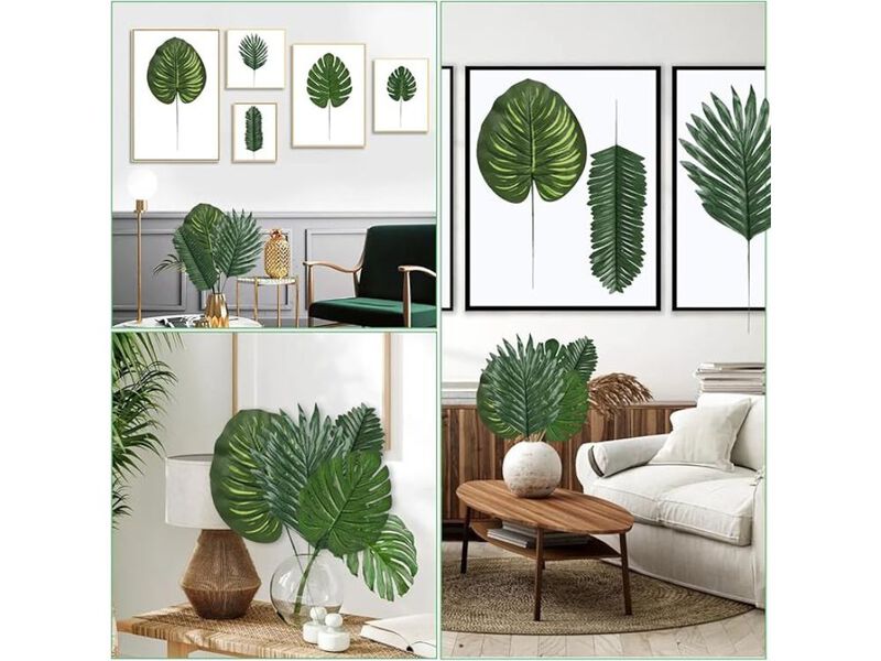 108 Piece Artificial Palm Stems Wedding Centerpiece Decor image number 1
