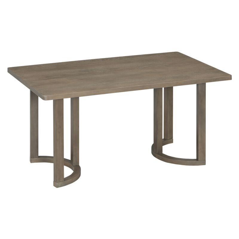 Curquu 7‑Piece Modern Farmhouse Dining Set image number 7