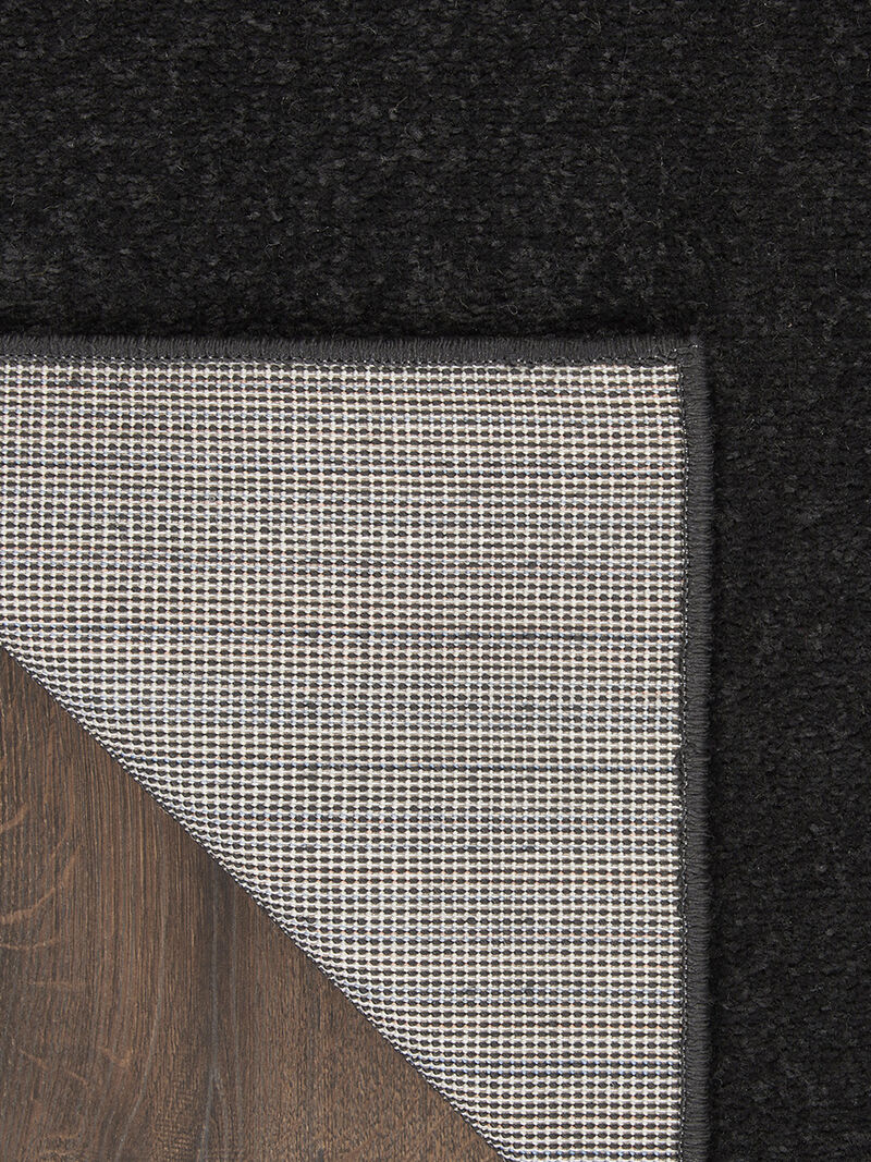 Nourison Essentials NRE01 Black 6' x 9' Rug