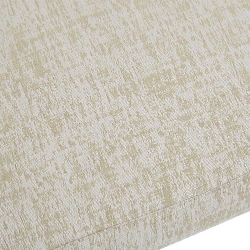 Starlight Canyon Home Set of 2 Beige Dining Chairs with Metal Frame and Upholstered Seat