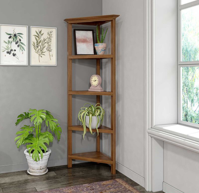Homezia 60" Bookcase With 4 Shelves