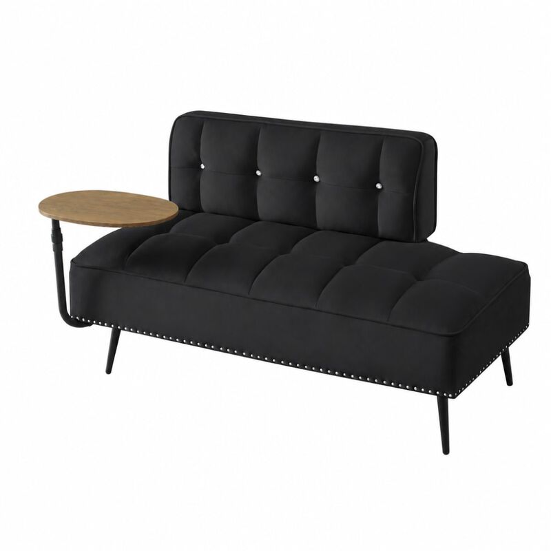 Modern Two-Seater Velvet Sofa image number 0