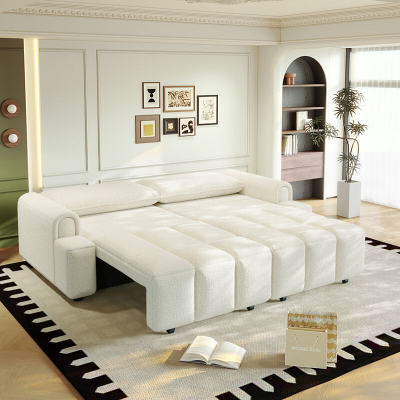 Rerjeb Teddy 3-in-1 Convertible Sleeper Sofa Bed image number 3