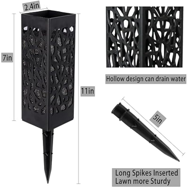 Black Artificial Flowers Outdoor Vase Filler 2 Cemetery Memorial image number 3