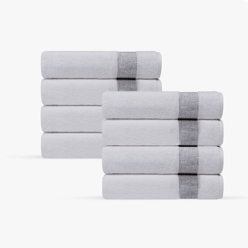 Pera 8 pcs Turkish Wash Towels Set