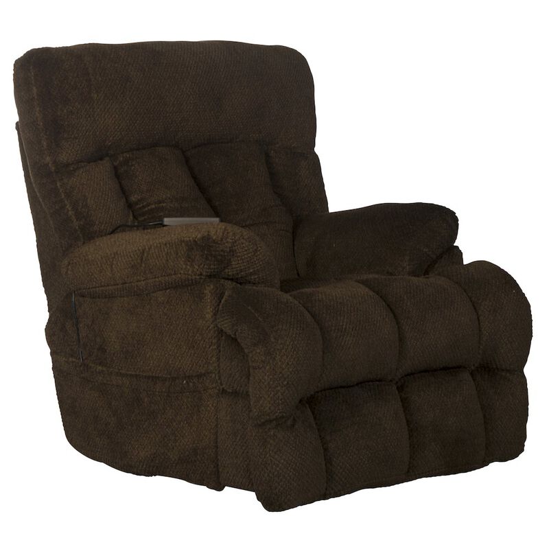 Catnapper Sterling Power Lay Flat Recliner with Power Adjustable Headrest and Lumbar