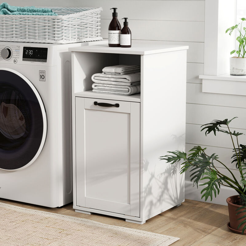 ELEMENT ACE Laundry Cabinet with Removable Liner Bags - Space Saving Storage Solution for Dorms and Apartments image number 3