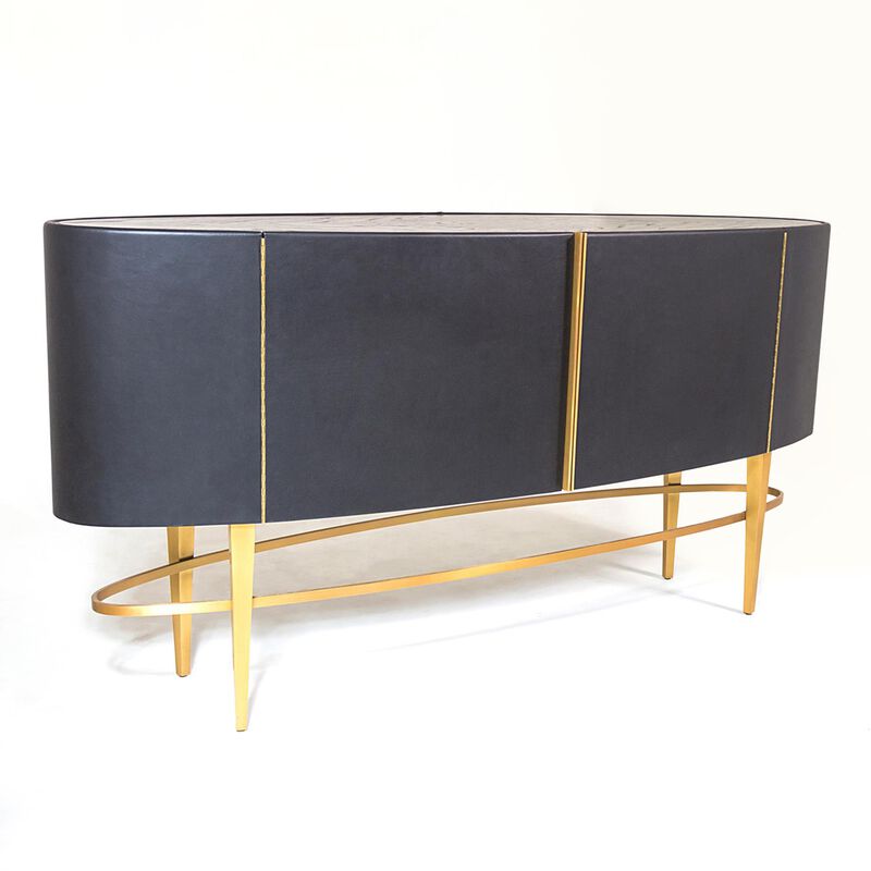 Ellipse Black Sideboard