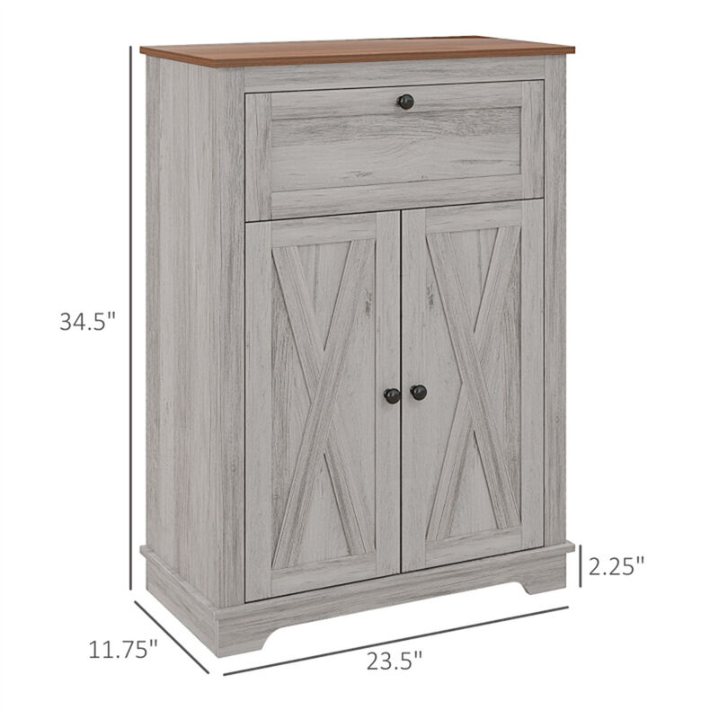 Versatile Kitchen Cart & Storage Cabinet Sideboard with Shelves and Drawers for Pantry & Dining Organization image number 2