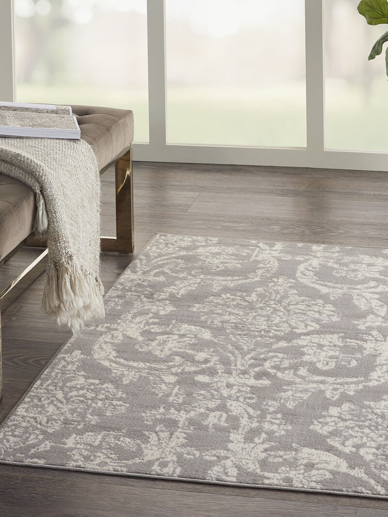 Jubilant JUB09 Gray 3' x 5' Rug